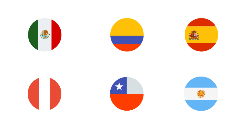 Precios por país